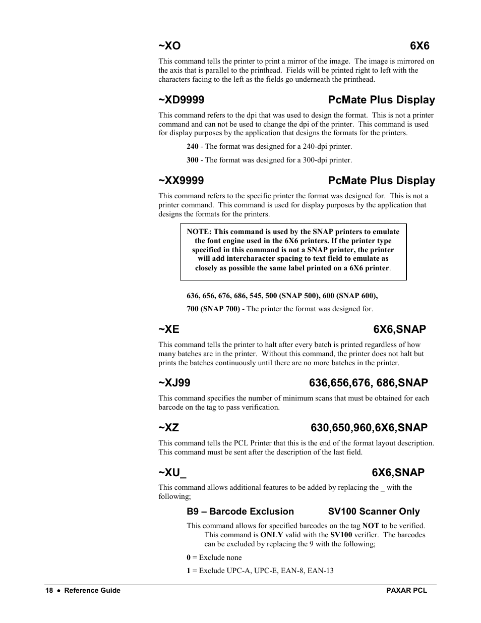 Avery Dennison PCL User Manual | Page 20 / 93