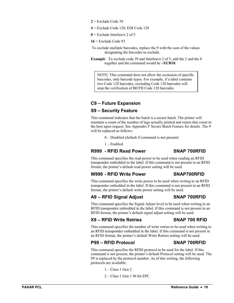 Avery Dennison PCL User Manual | Page 21 / 93