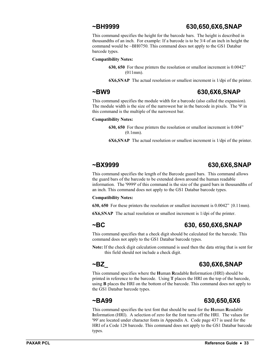 Avery Dennison PCL User Manual | Page 35 / 93