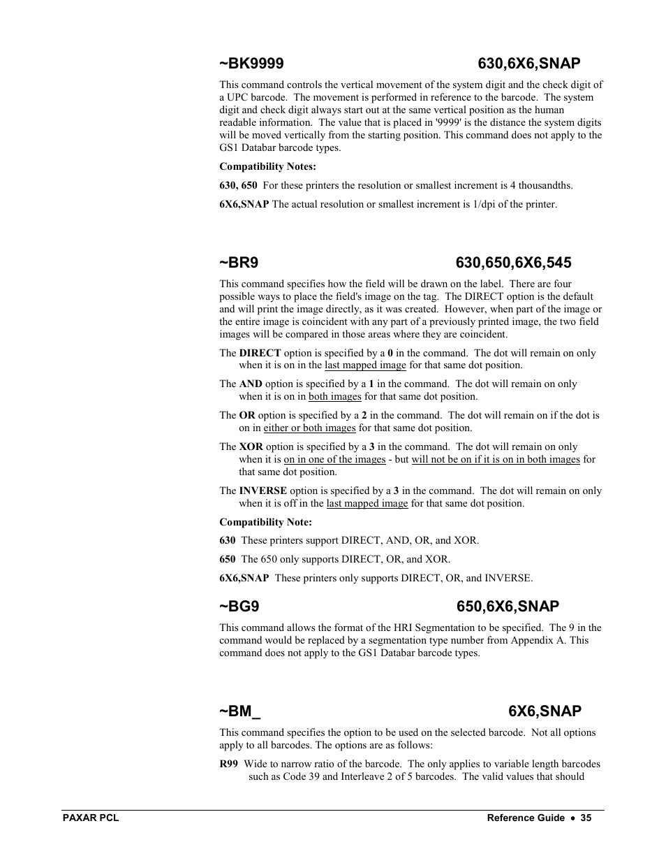 Bm_ 6x6,snap | Avery Dennison PCL User Manual | Page 37 / 93