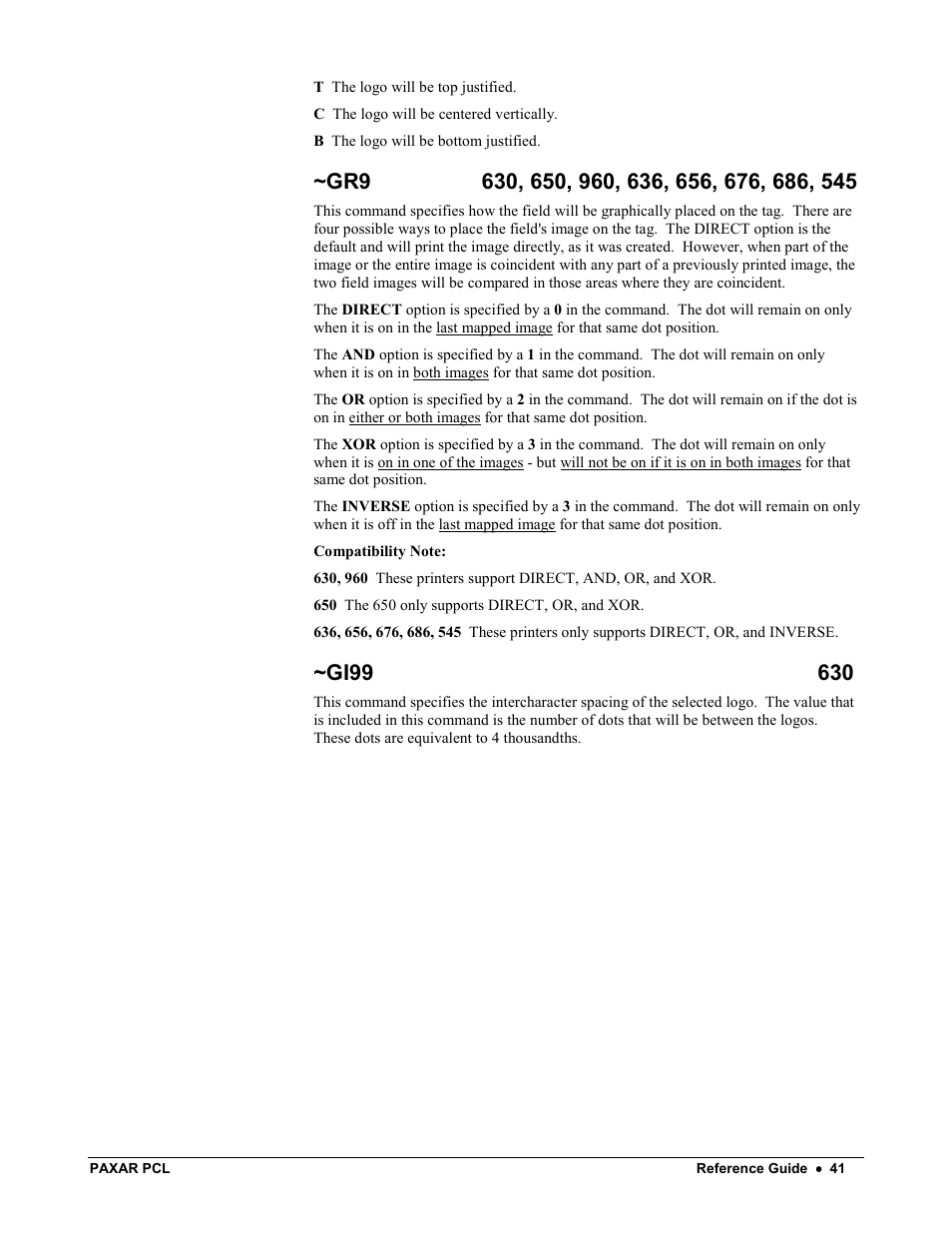 Avery Dennison PCL User Manual | Page 43 / 93