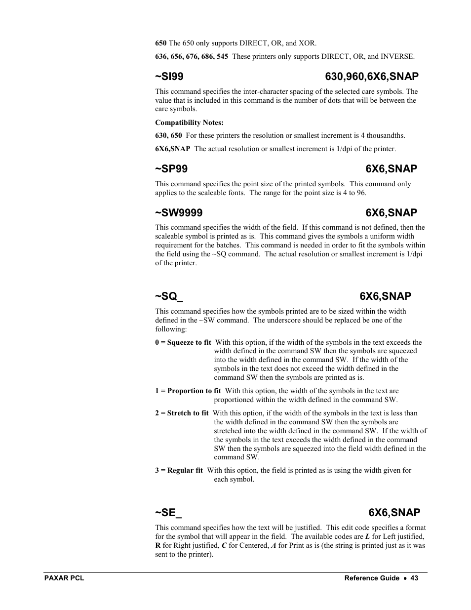 Avery Dennison PCL User Manual | Page 45 / 93