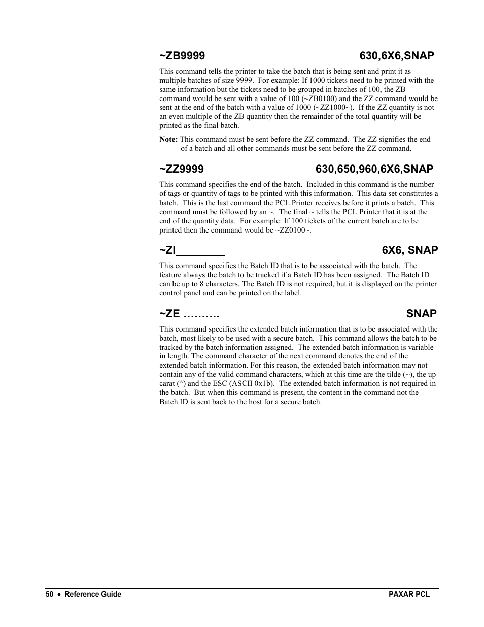 Avery Dennison PCL User Manual | Page 52 / 93