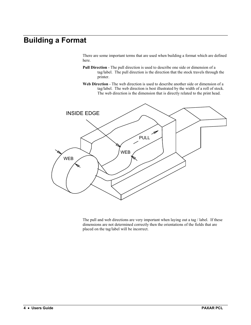 Building a format | Avery Dennison PCL User Manual | Page 6 / 93