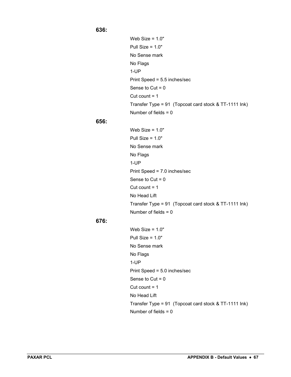 Avery Dennison PCL User Manual | Page 69 / 93