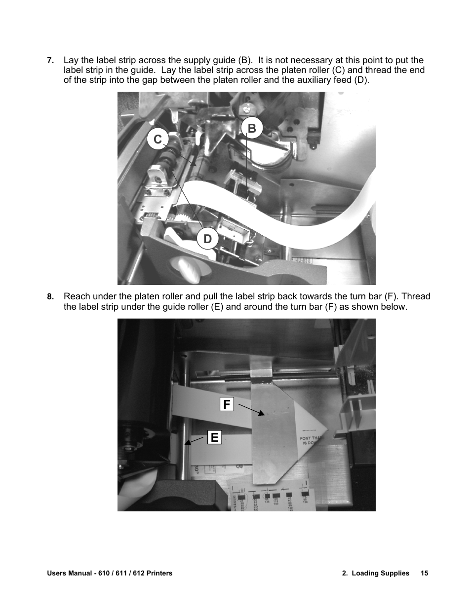 Bc d | Avery Dennison SNAP 611 User Manual | Page 23 / 108