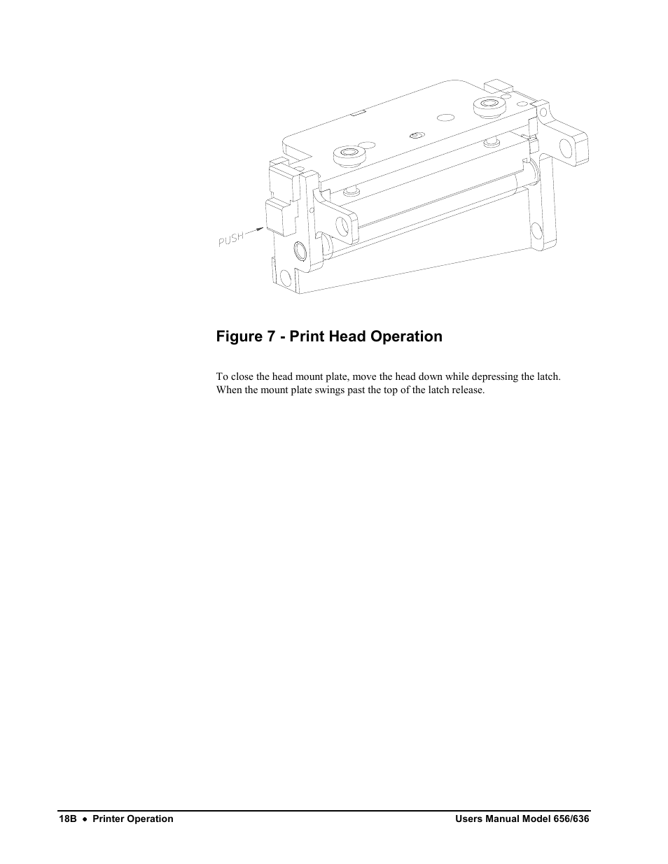 Figure 7 - print head operation | Avery Dennison SNAP 656 User Manual | Page 24 / 123