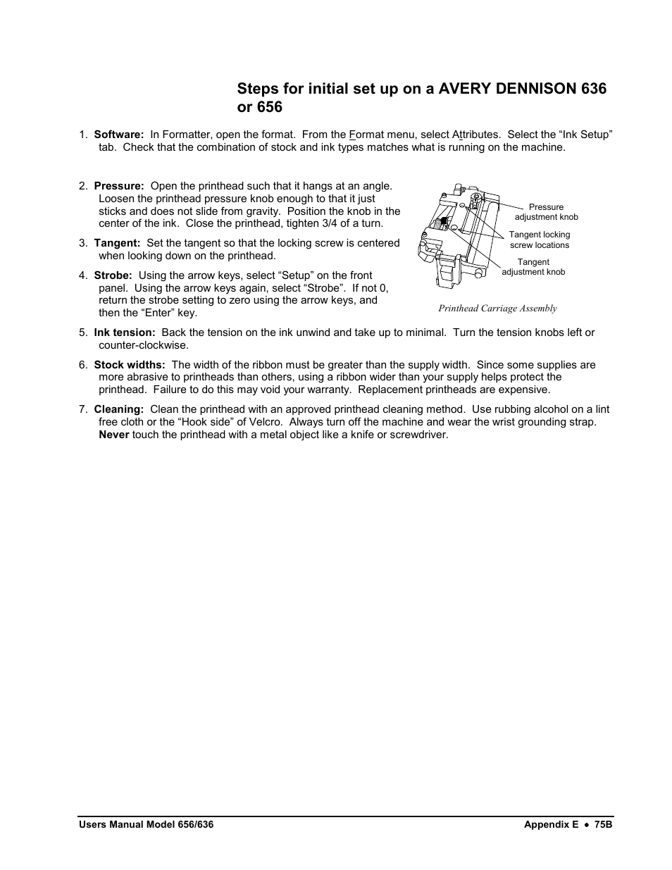 Avery Dennison SNAP 656 User Manual | Page 81 / 123