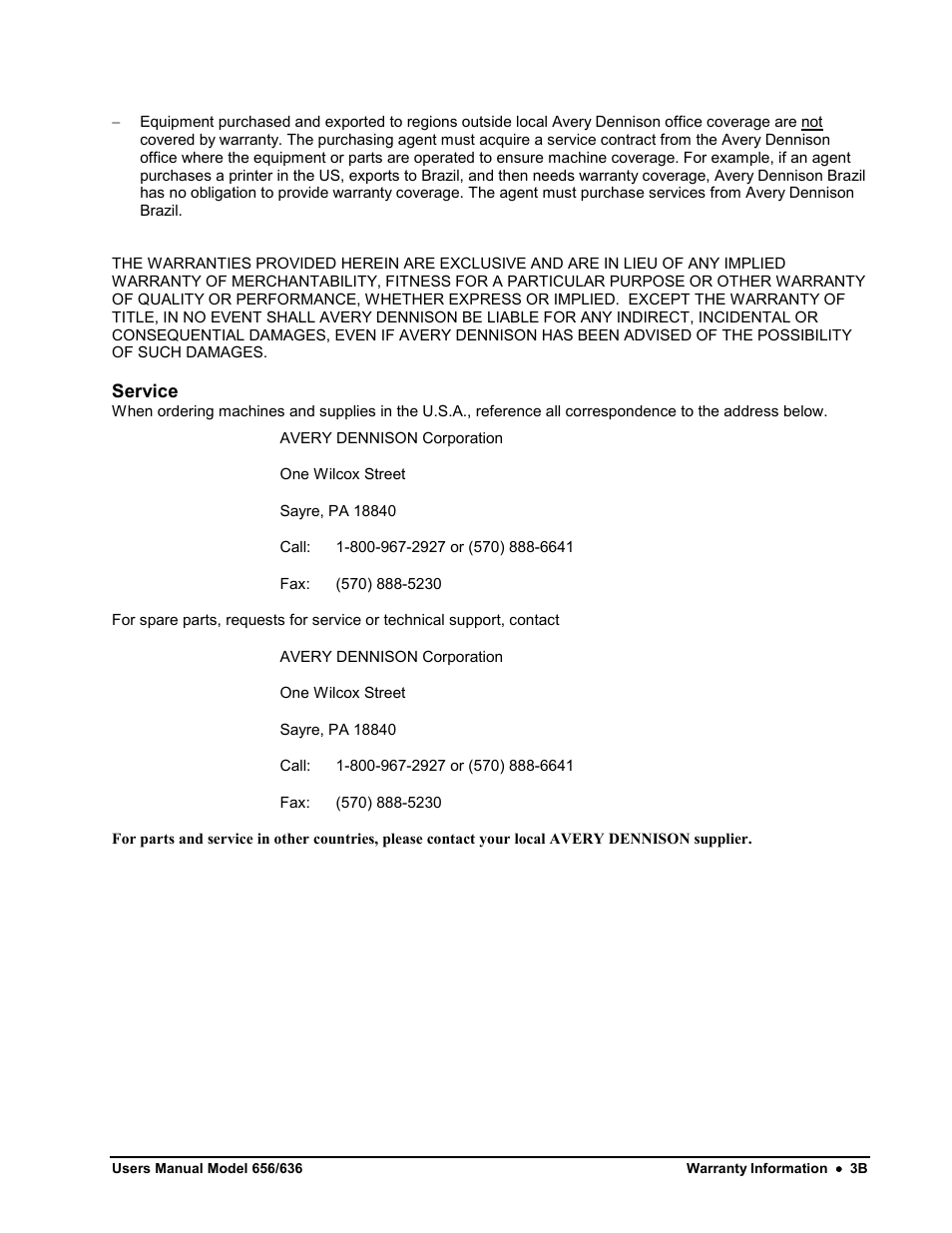 Avery Dennison SNAP 656 User Manual | Page 9 / 123