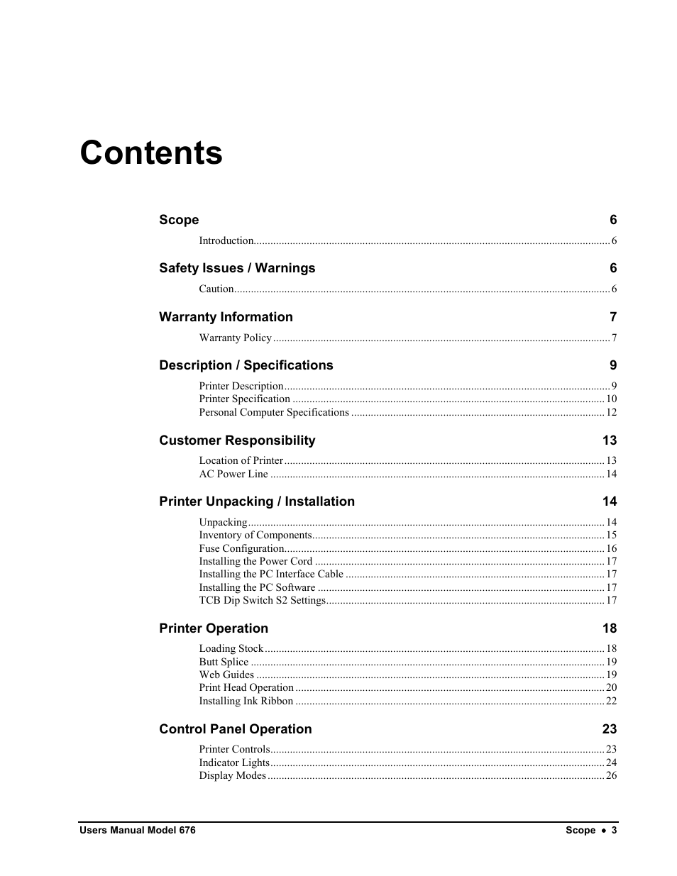 Avery Dennison 676 User Manual | Page 3 / 129