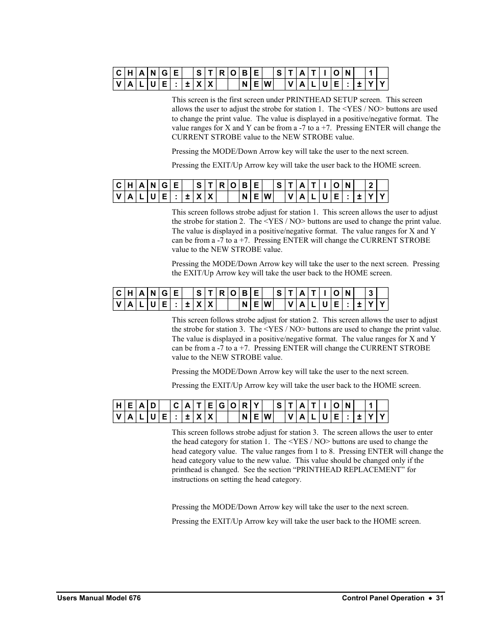Avery Dennison 676 User Manual | Page 31 / 129