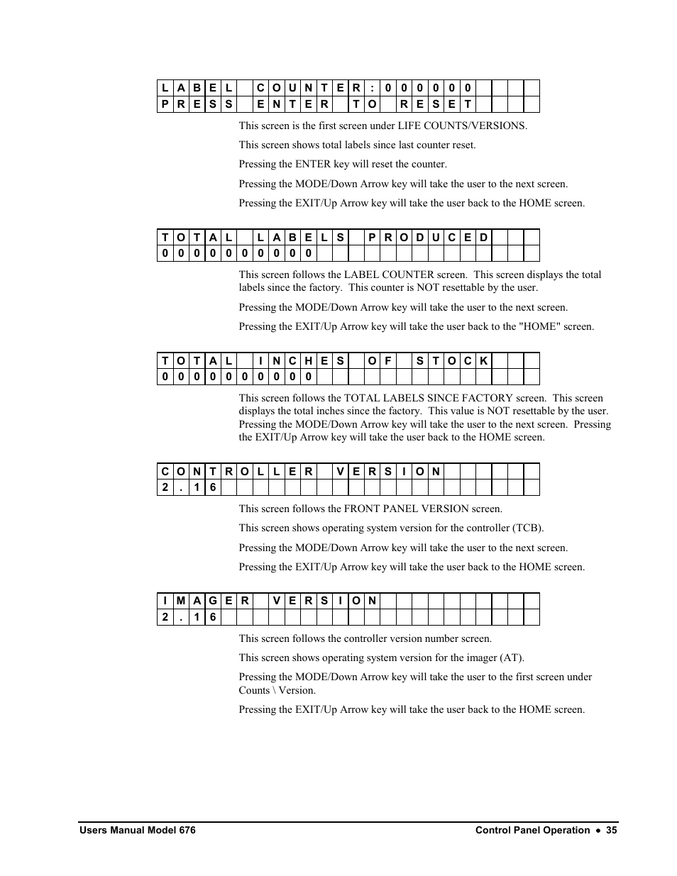 Avery Dennison 676 User Manual | Page 35 / 129