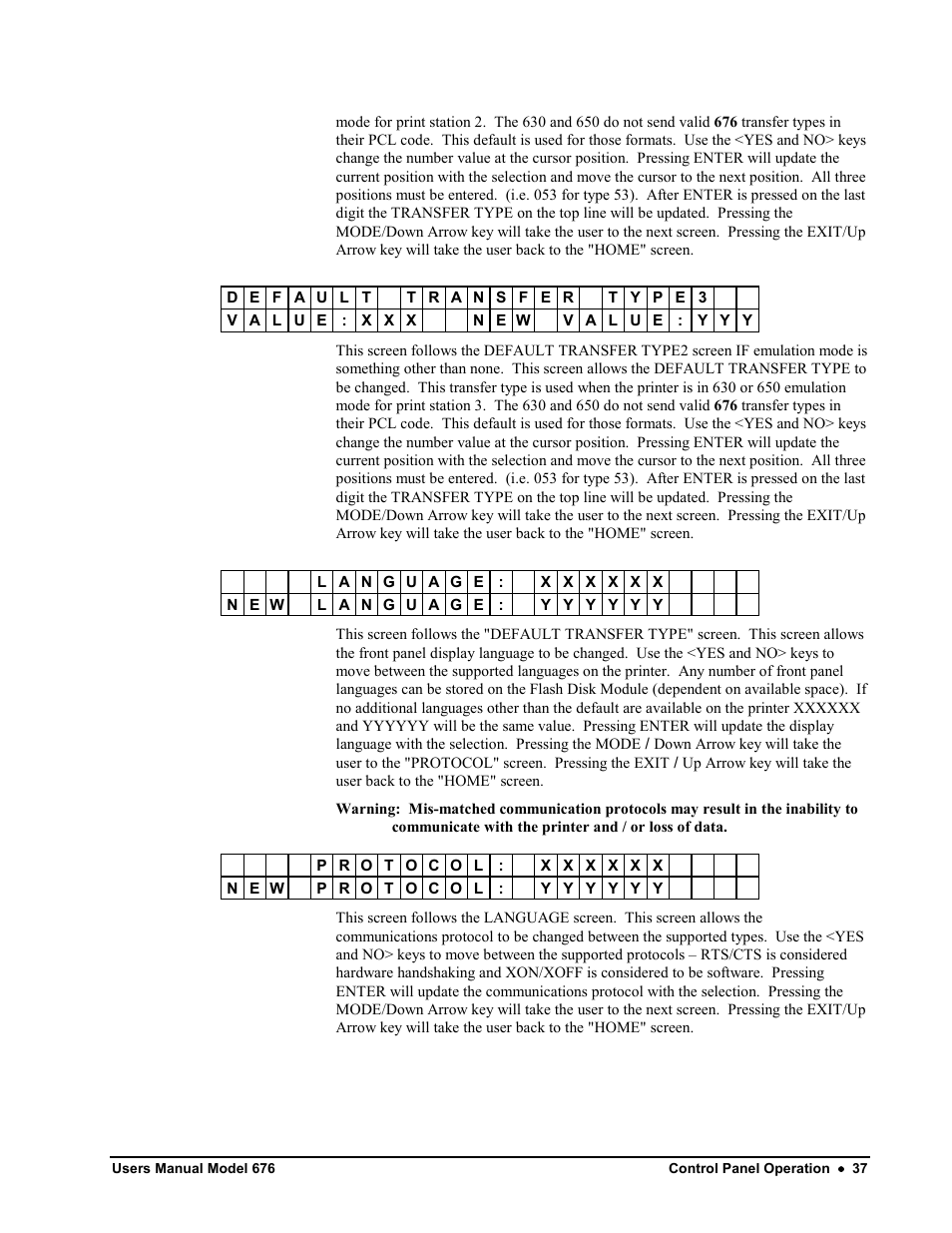 Avery Dennison 676 User Manual | Page 37 / 129