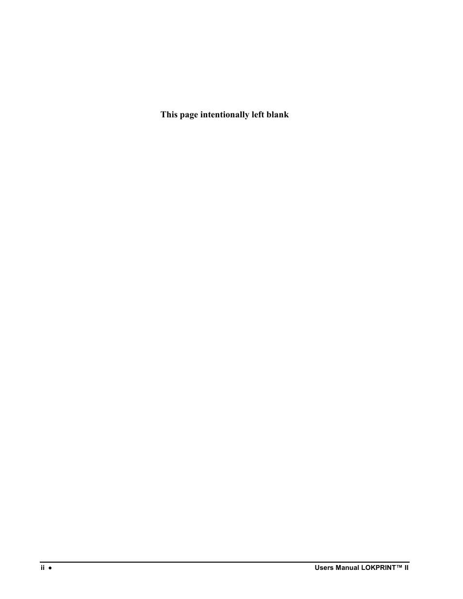 Avery Dennison LOKPRINT II User Manual | Page 2 / 51