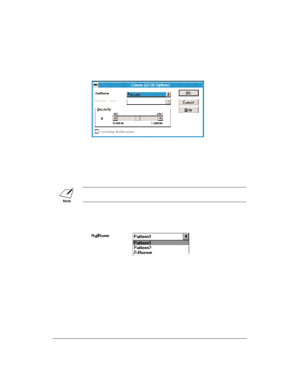 Special options | Canon BJ-30 User Manual | Page 62 / 183