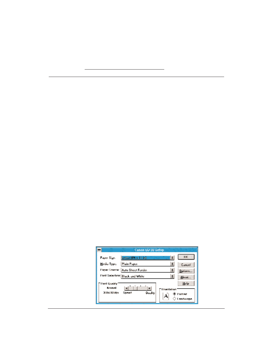 Printing a document, Recommended driver settings | Canon BJ-30 User Manual | Page 64 / 183