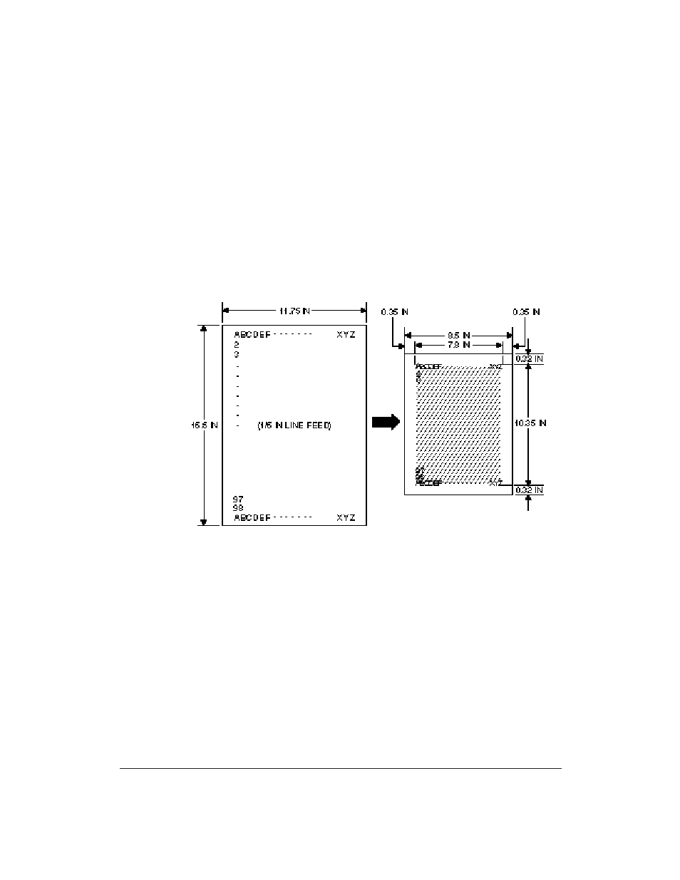 Using the reduction modes, Two-thirds reduction mode | Canon BJ-30 User Manual | Page 76 / 183