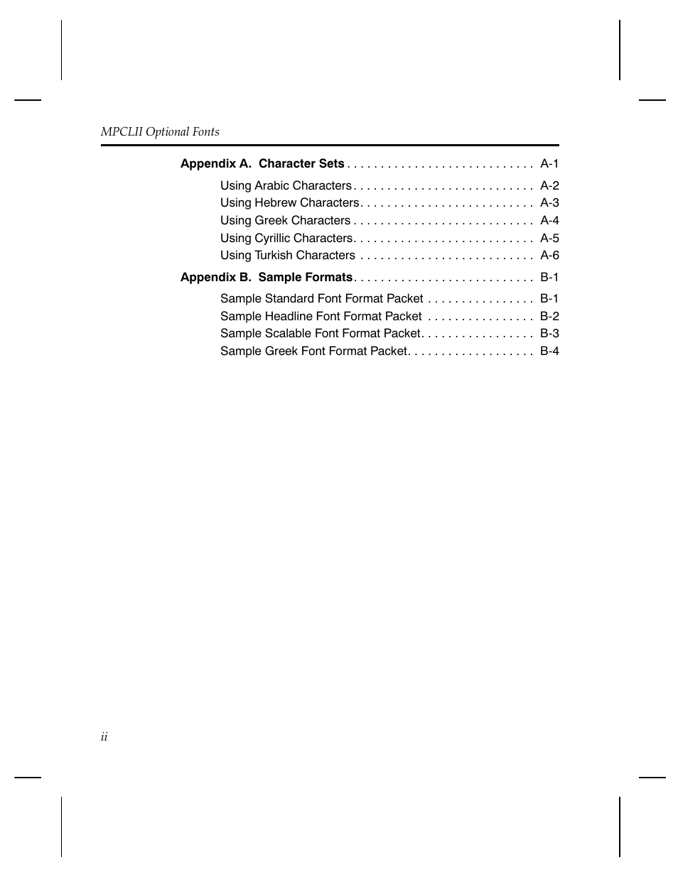 Chapter 2. using rom fonts 2-1 | Avery Dennison 1460 User Manual | Page 4 / 32