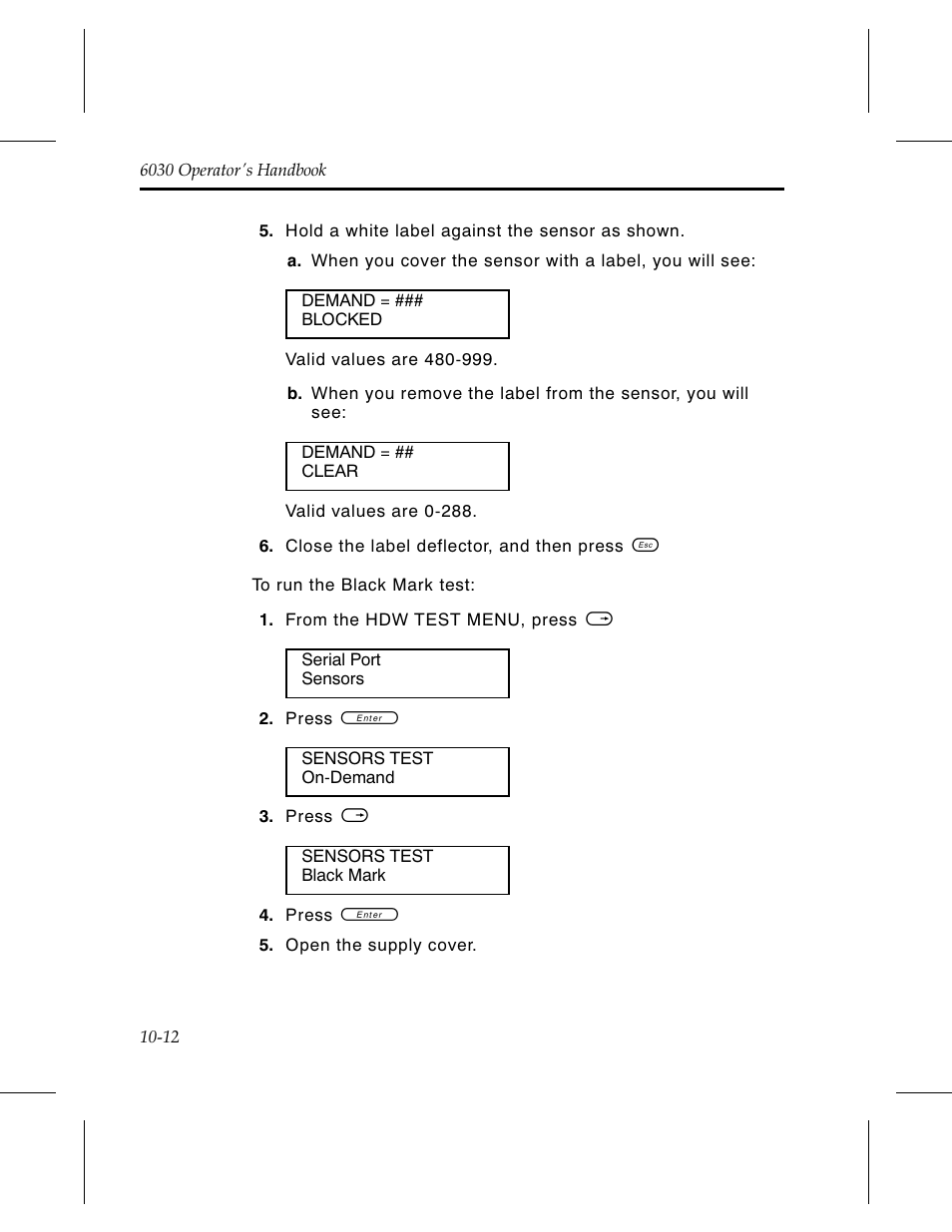 Avery Dennison 6030 Operator Handbook User Manual | Page 78 / 92