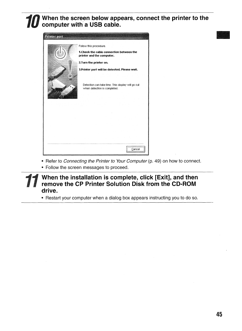 Canon SELPHY CP400 User Manual | Page 46 / 97