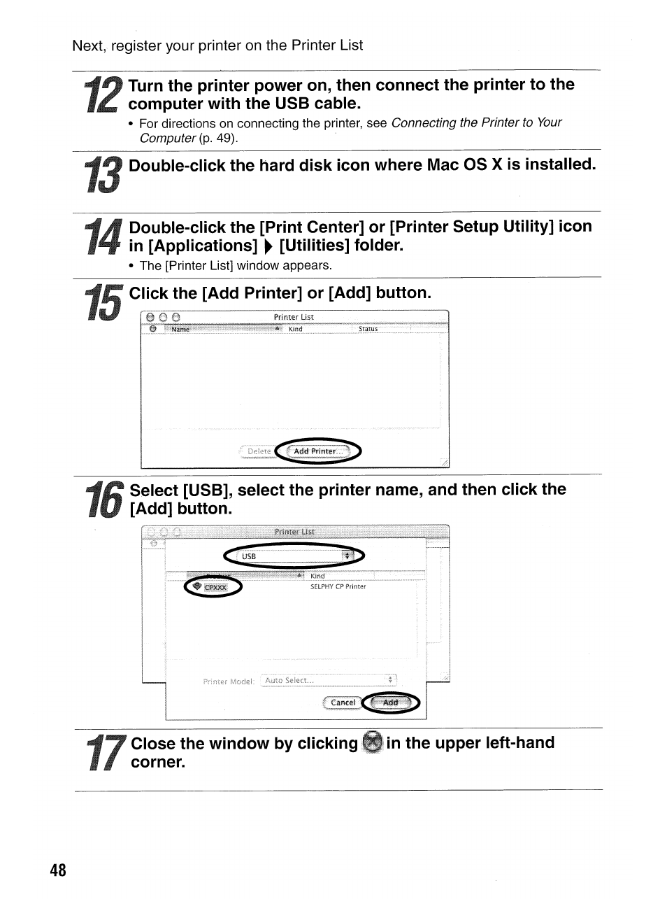 Canon SELPHY CP400 User Manual | Page 49 / 97