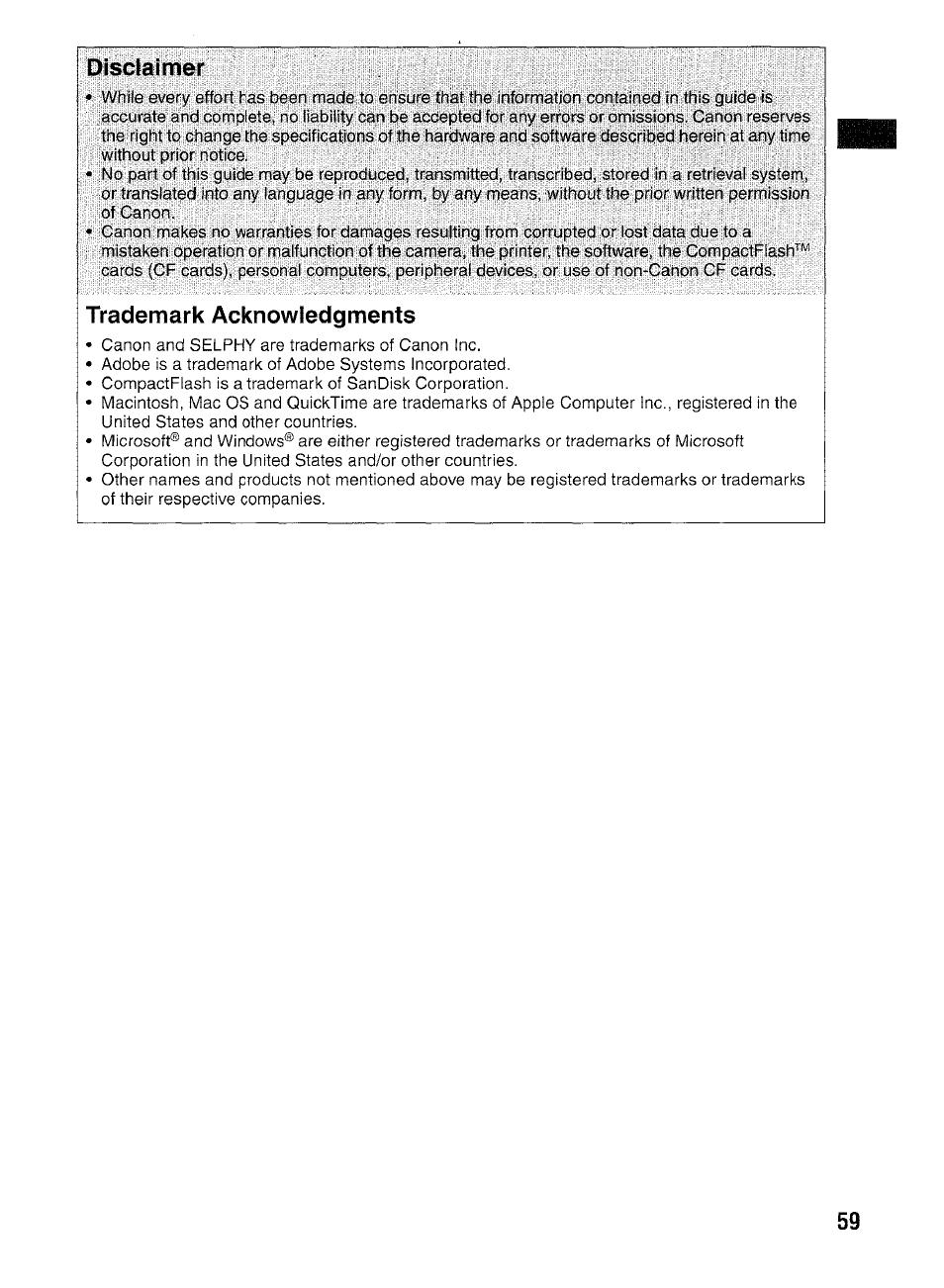 Canon SELPHY CP400 User Manual | Page 60 / 97