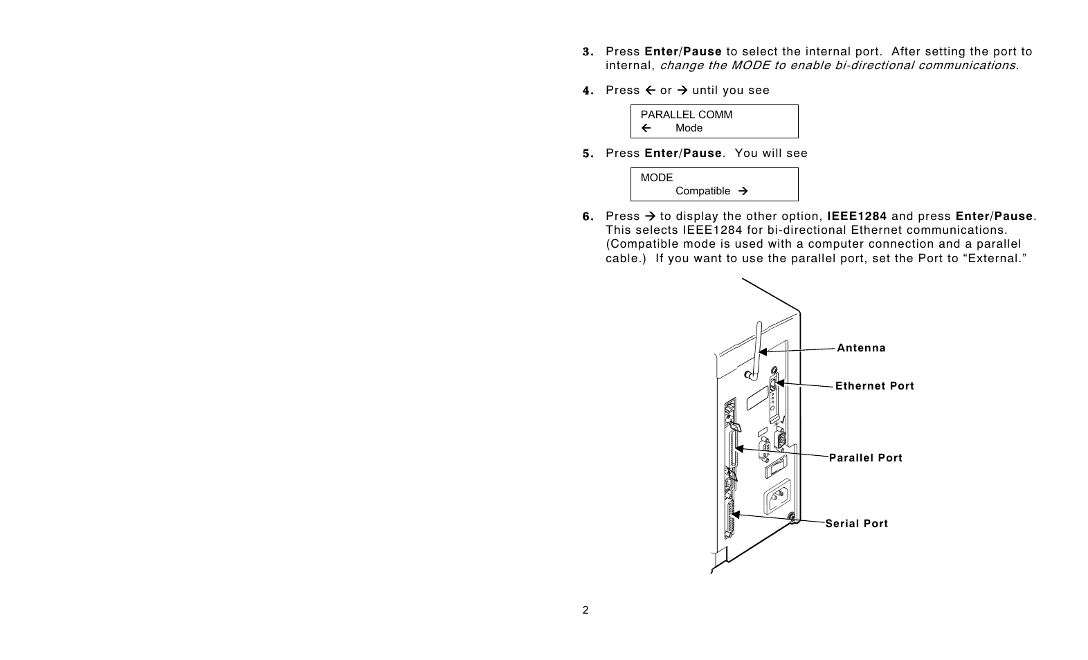 Avery Dennison 7410 Network Card Setup Guide User Manual | Page 2 / 4