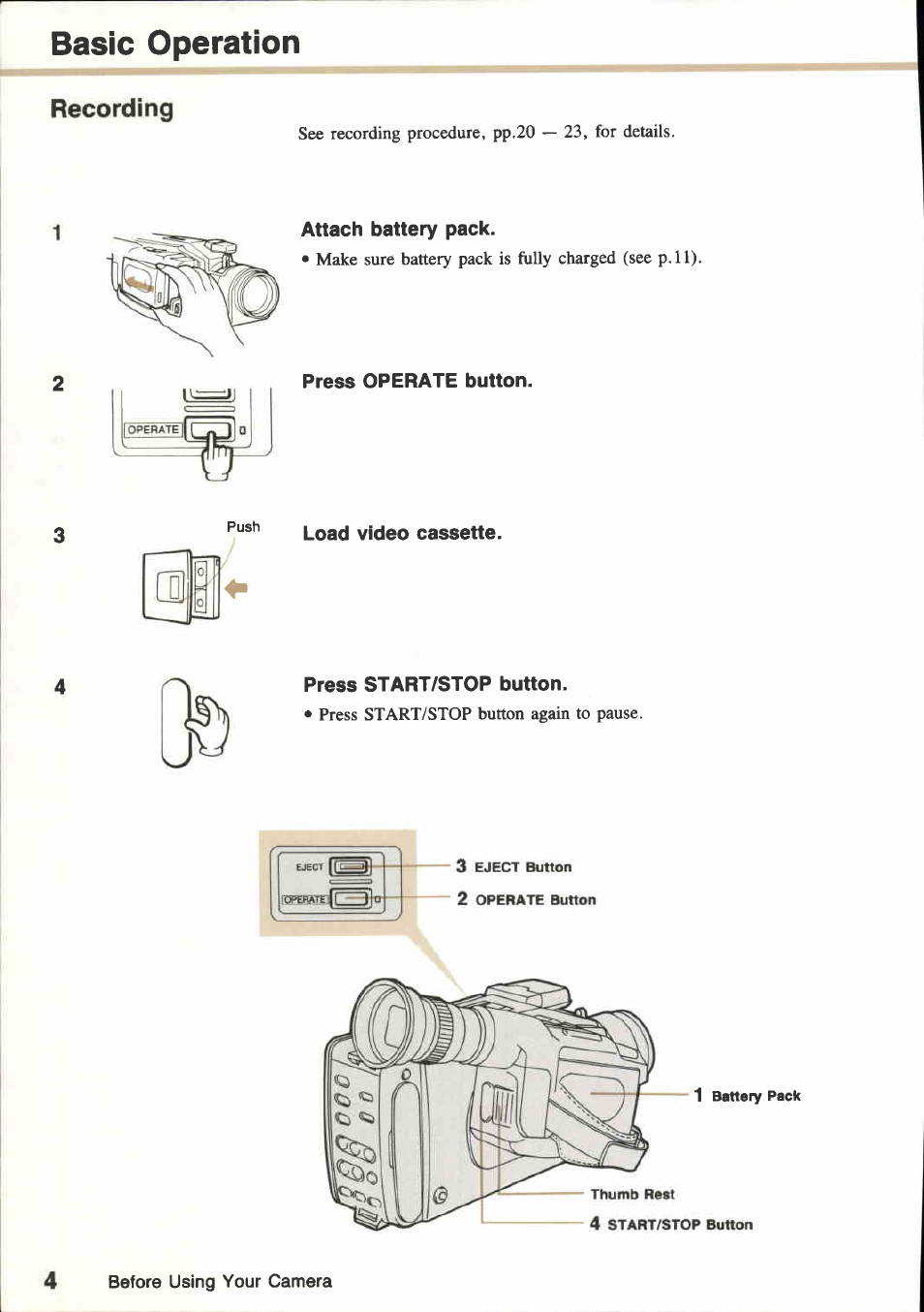 Advanced functions, Additional information | Canon E800 User Manual | Page 16 / 79