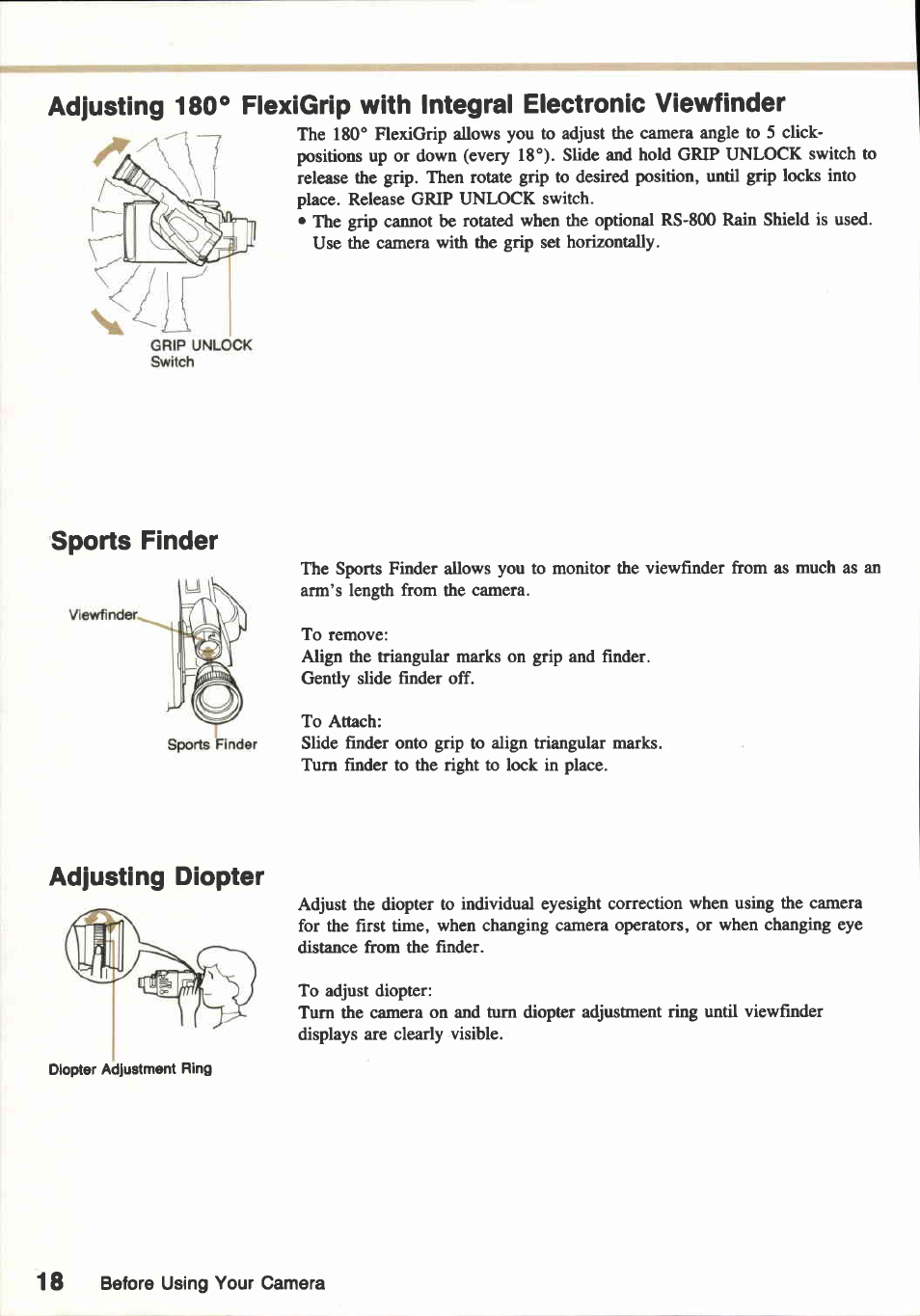 Press + and — buttons to scan day display, Press shift button when correct day is shown, Press + and — buttons to scan hour display | Press shift button when correct hour is shown, Press + and — buttons to scan minute display, Press shift button when correct minute is shown | Canon E800 User Manual | Page 30 / 79