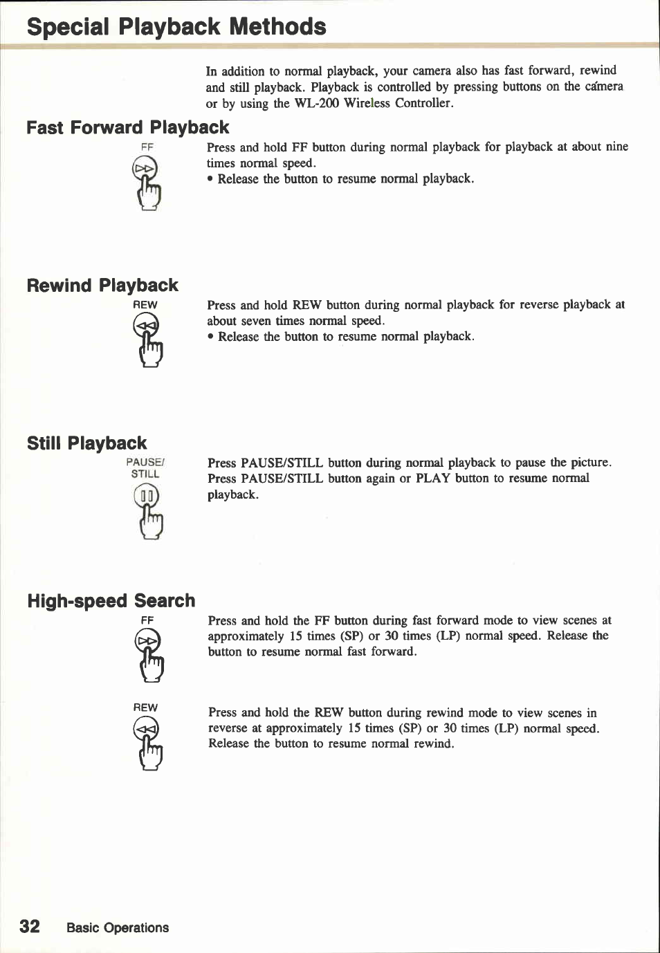 High frequency feedback | Canon E800 User Manual | Page 44 / 79