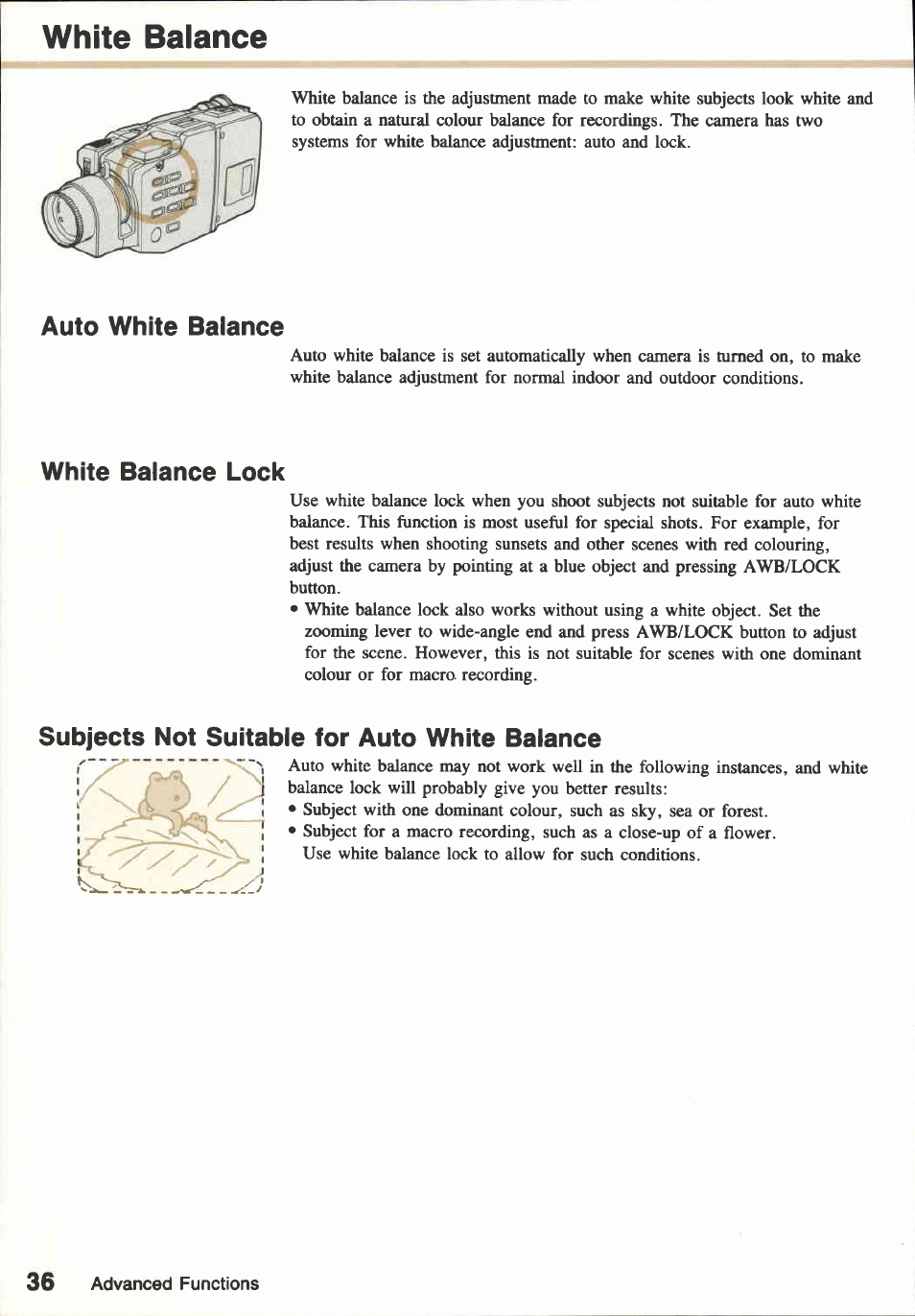 Tape return 35 | Canon E800 User Manual | Page 48 / 79