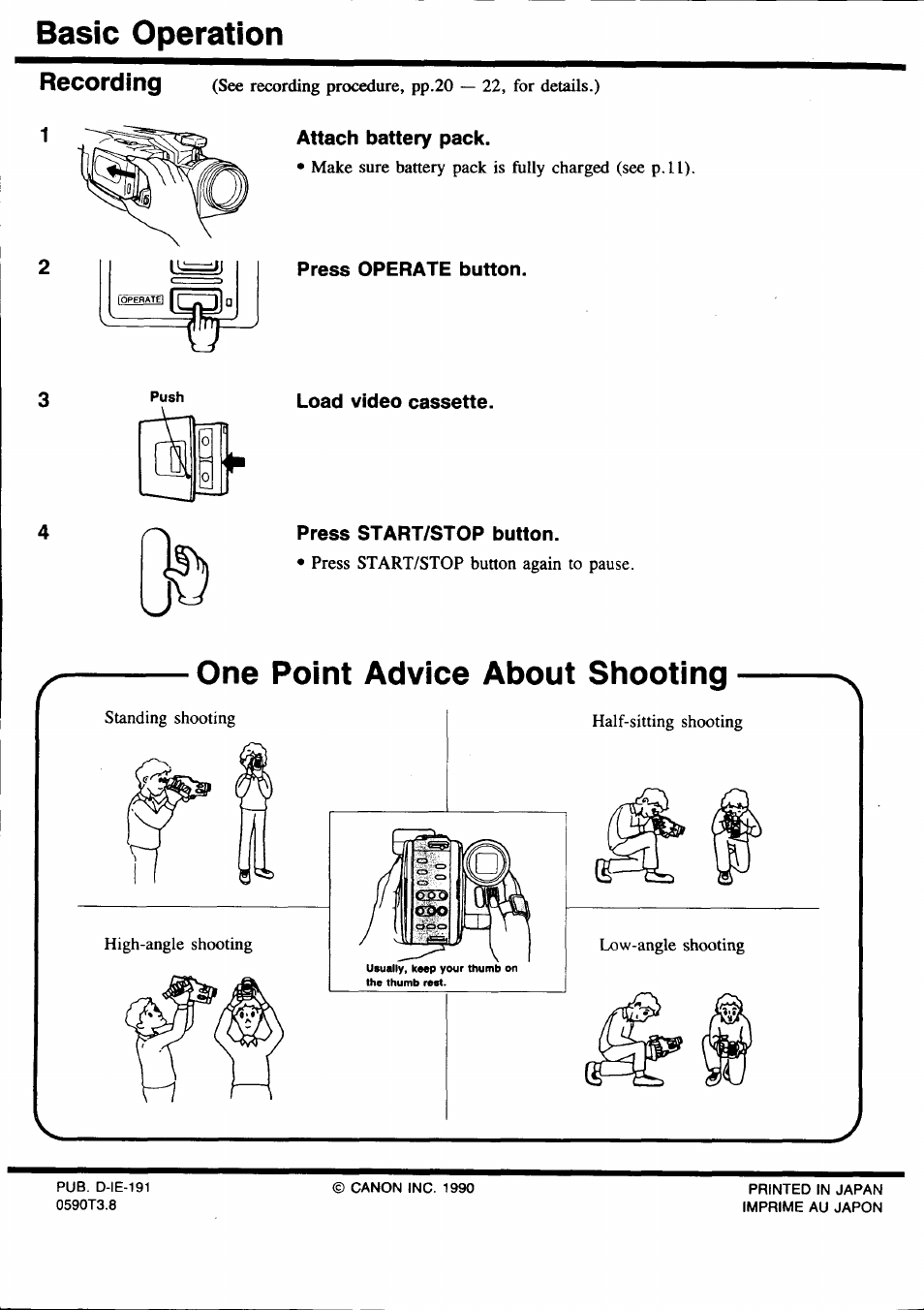 Canon E800 User Manual | Page 7 / 79