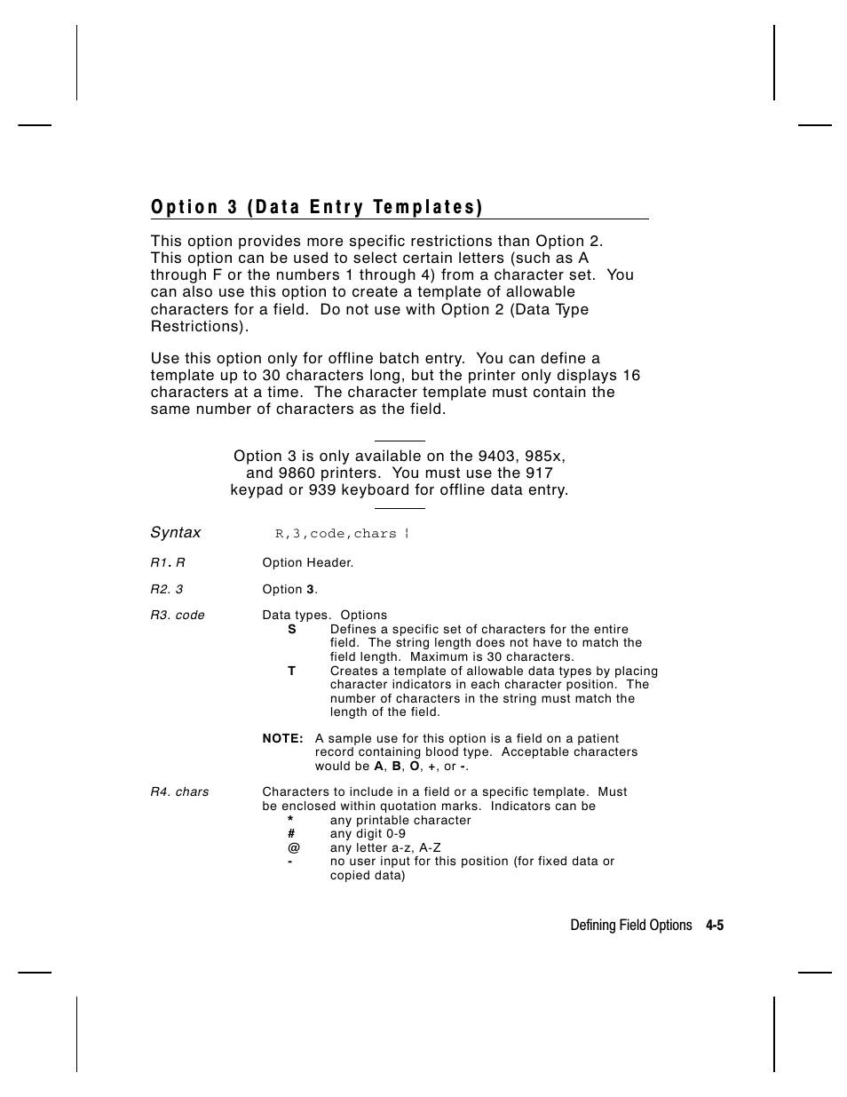 Paxar Monarch 9850 User Manual | Page 113 / 322