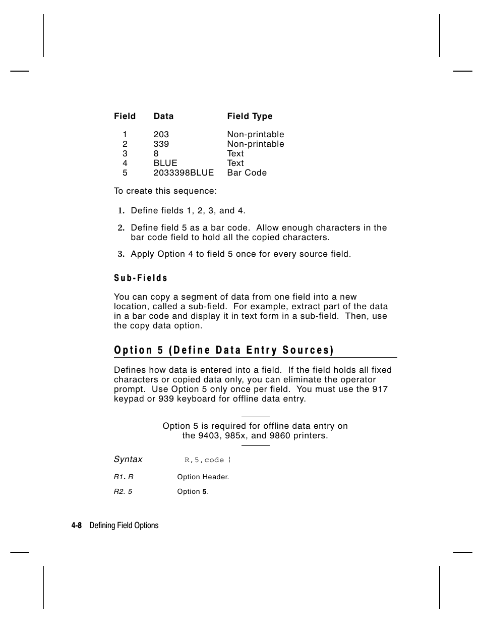 Paxar Monarch 9850 User Manual | Page 116 / 322