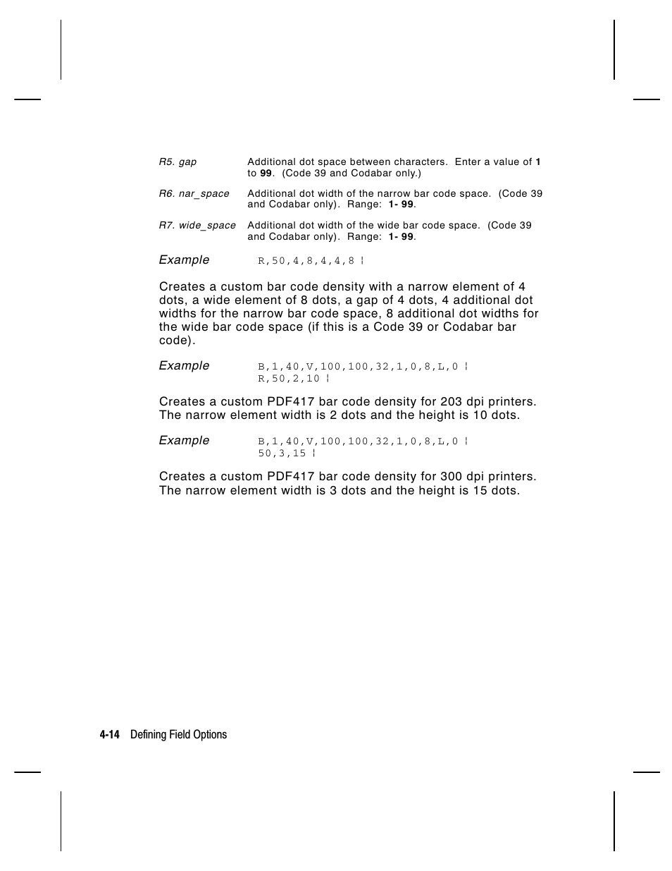 Paxar Monarch 9850 User Manual | Page 122 / 322