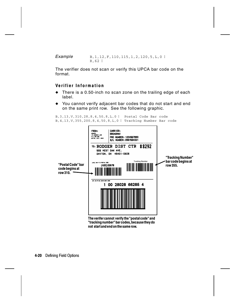 Paxar Monarch 9850 User Manual | Page 128 / 322