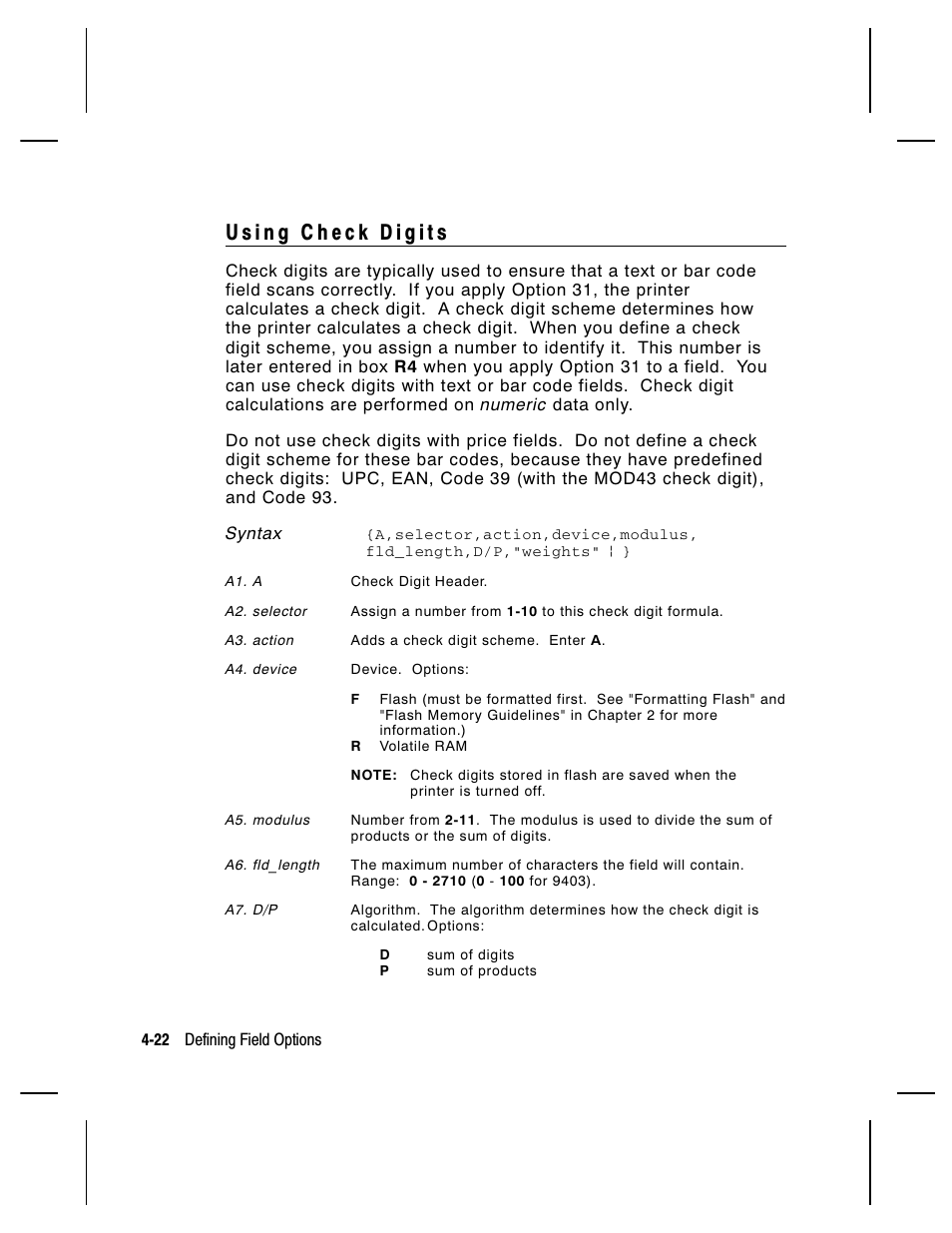 Paxar Monarch 9850 User Manual | Page 130 / 322