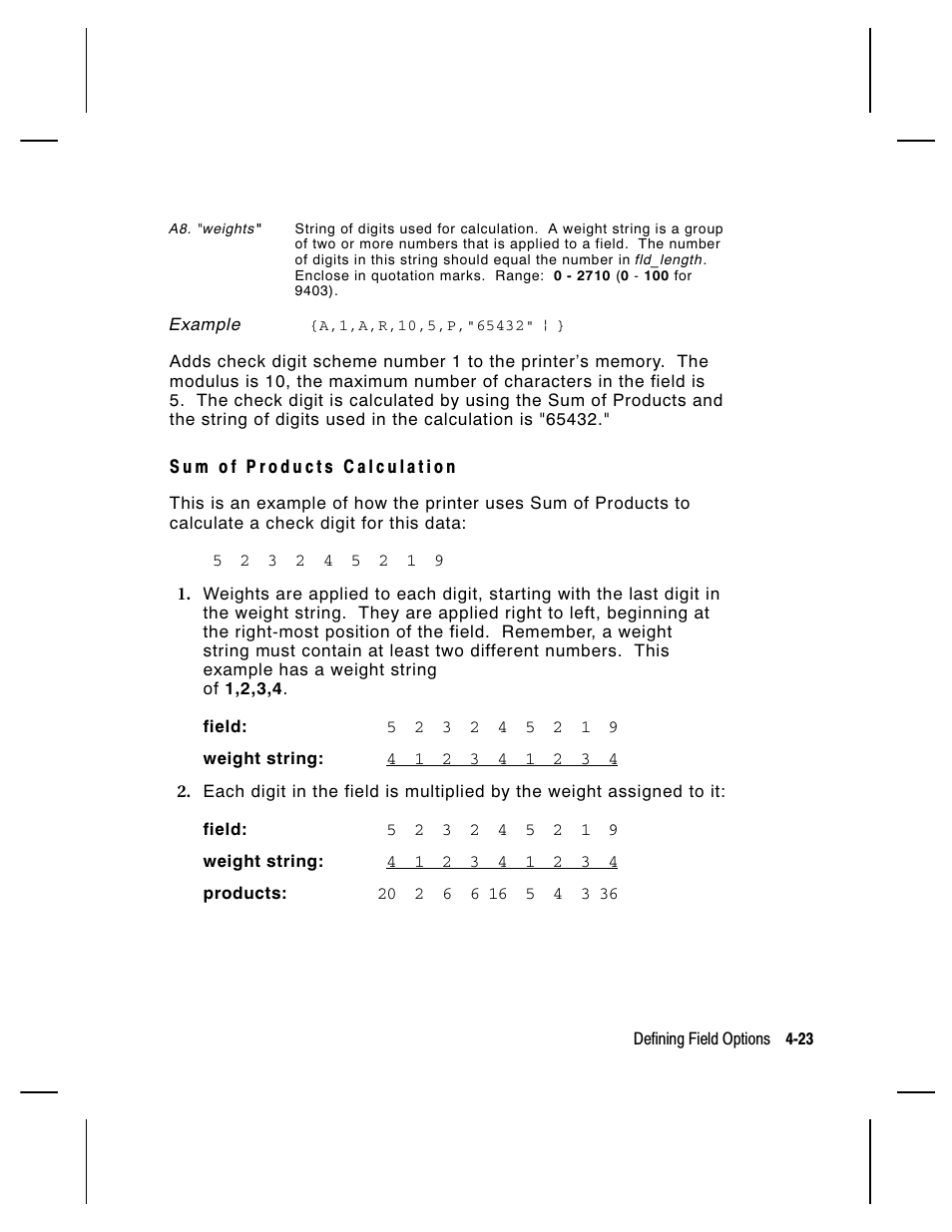 Paxar Monarch 9850 User Manual | Page 131 / 322