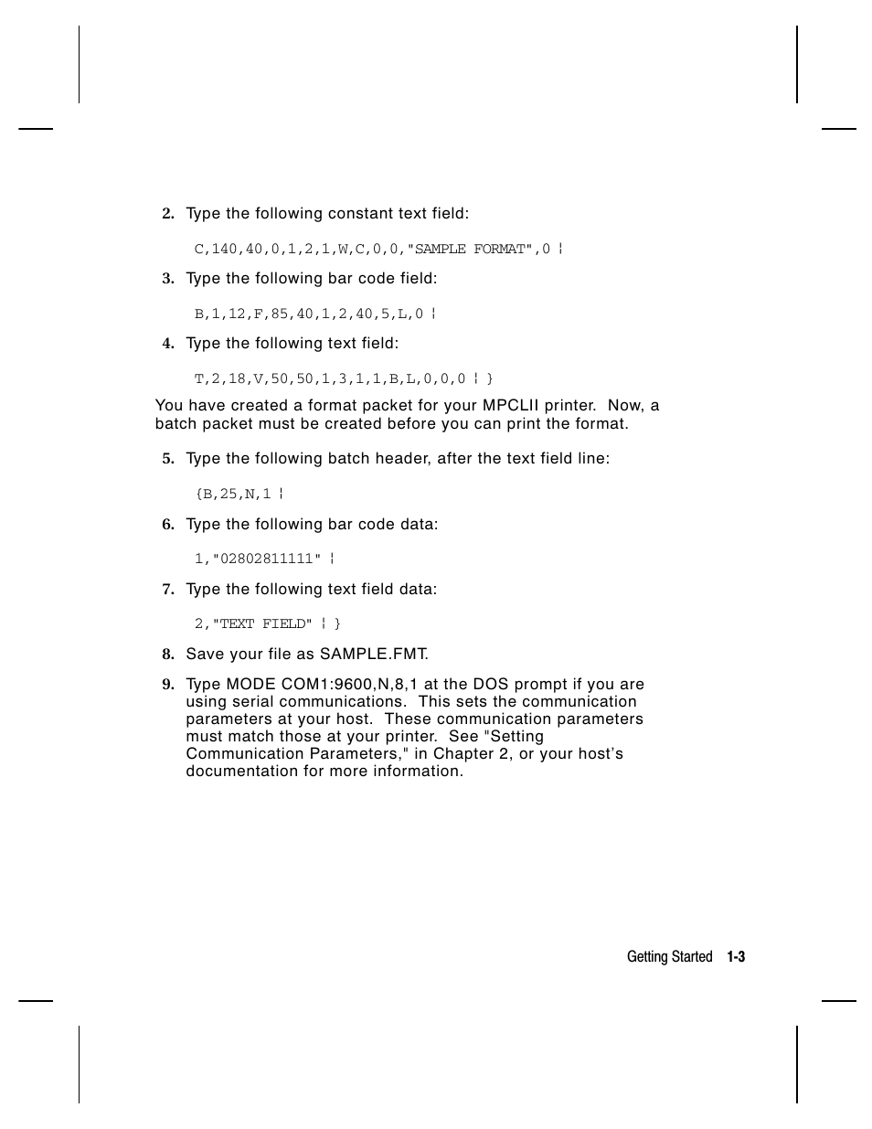 Paxar Monarch 9850 User Manual | Page 15 / 322