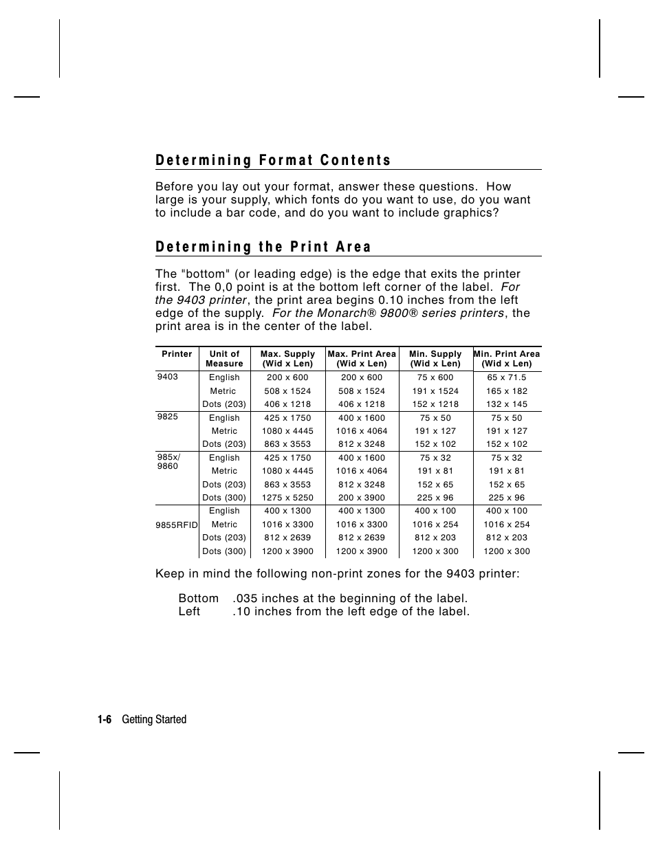 Paxar Monarch 9850 User Manual | Page 18 / 322