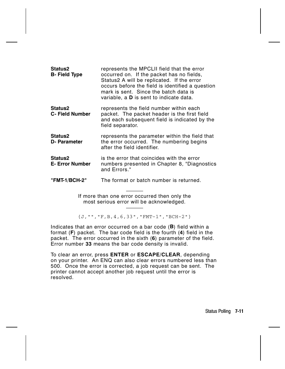 Paxar Monarch 9850 User Manual | Page 185 / 322