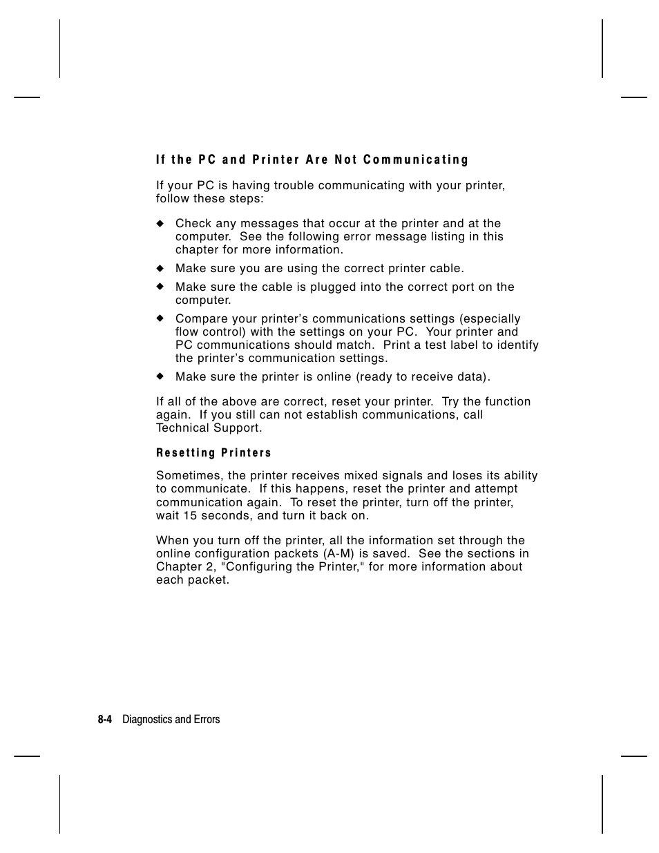 Paxar Monarch 9850 User Manual | Page 194 / 322