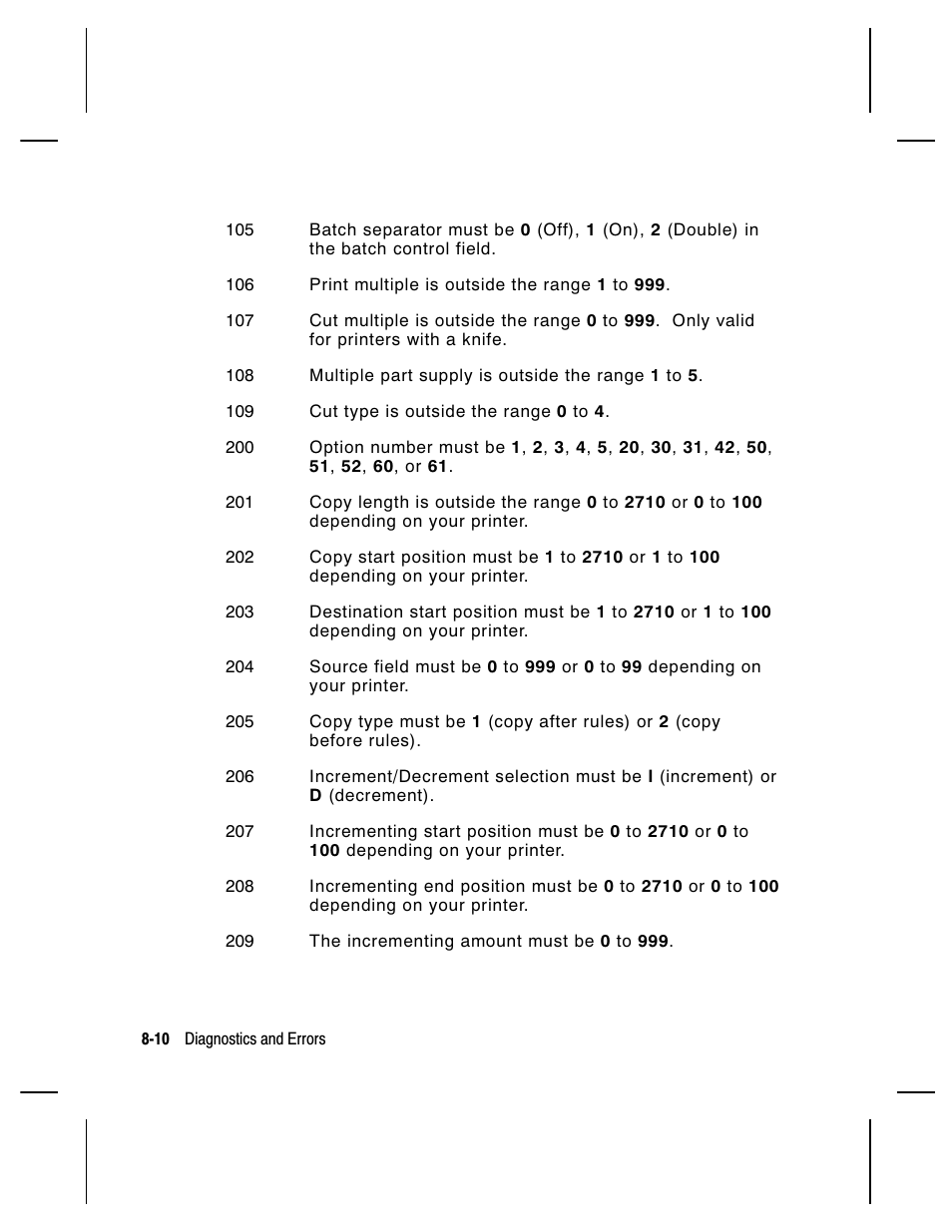 Paxar Monarch 9850 User Manual | Page 200 / 322