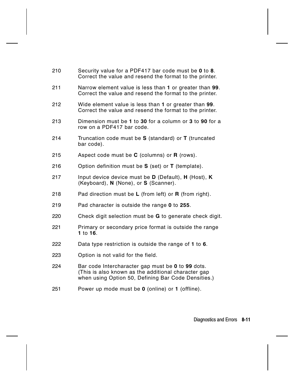 Paxar Monarch 9850 User Manual | Page 201 / 322