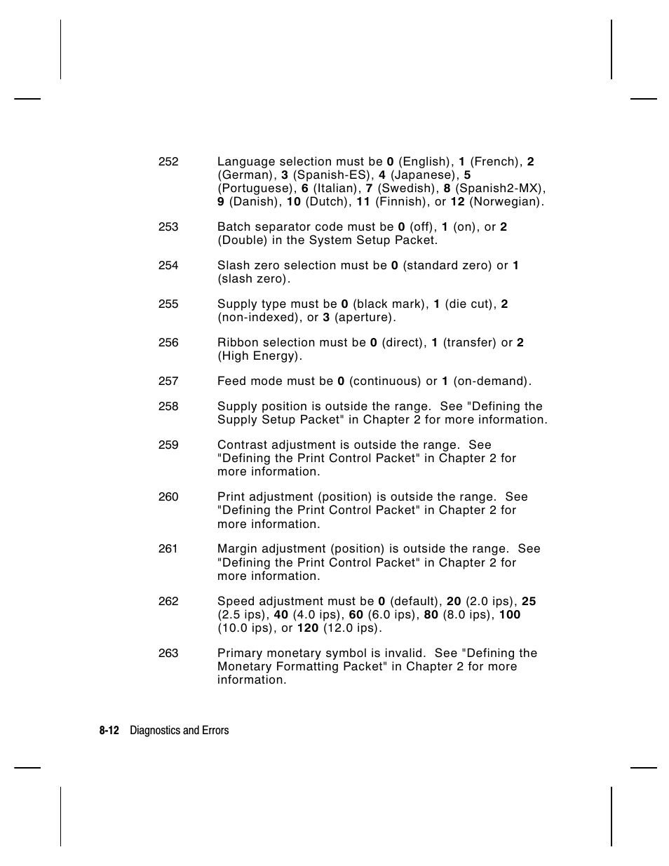 Paxar Monarch 9850 User Manual | Page 202 / 322