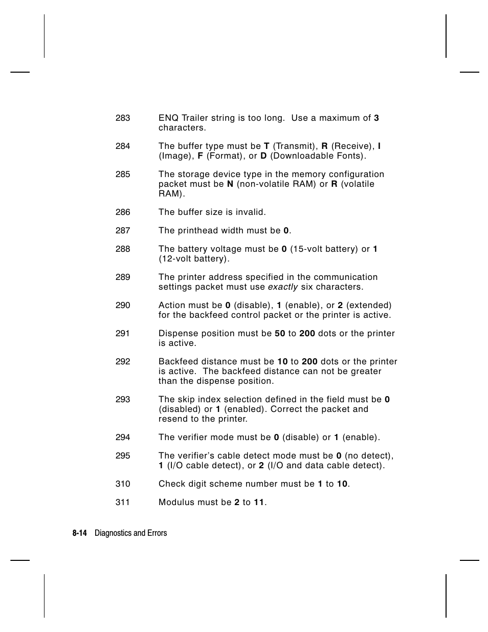 Paxar Monarch 9850 User Manual | Page 204 / 322