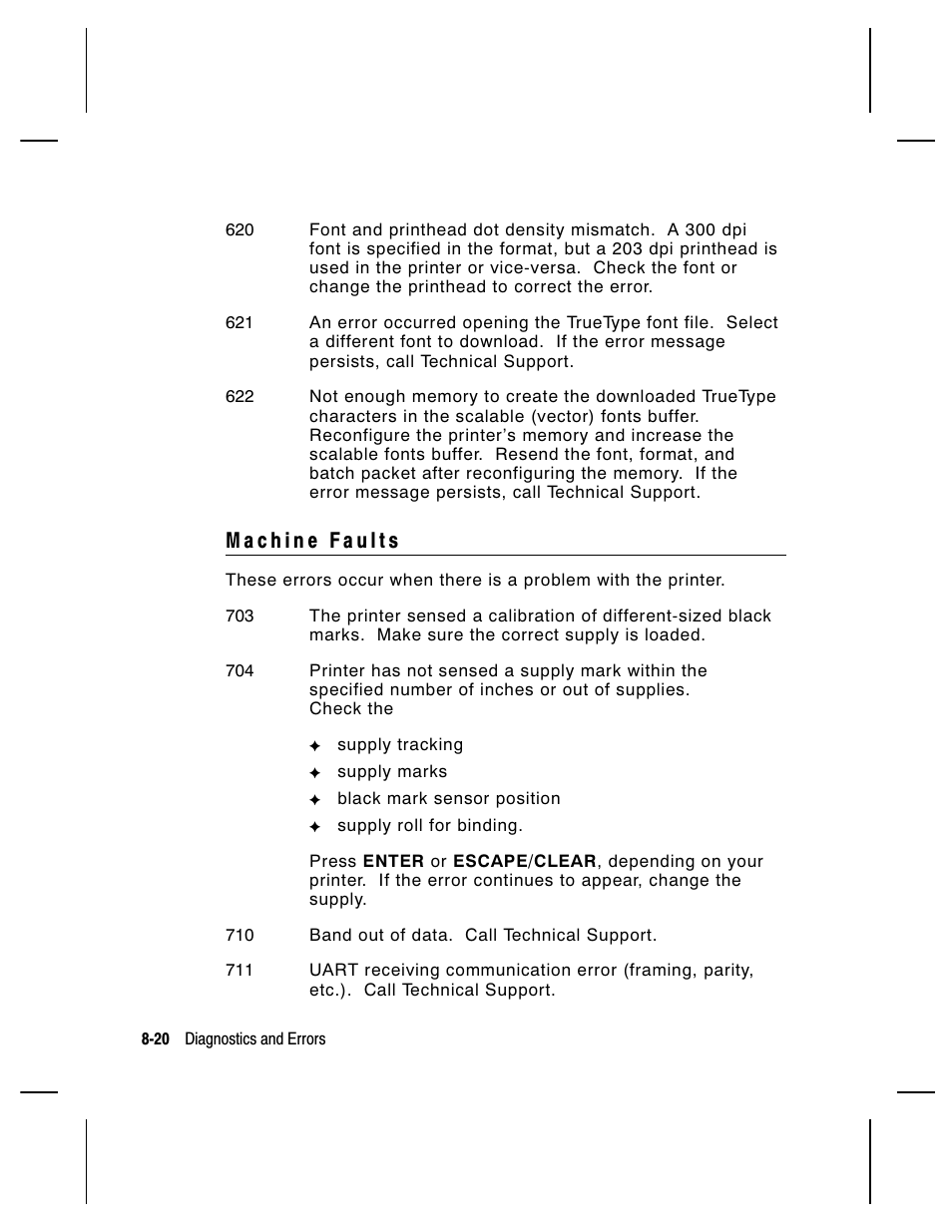 Paxar Monarch 9850 User Manual | Page 210 / 322