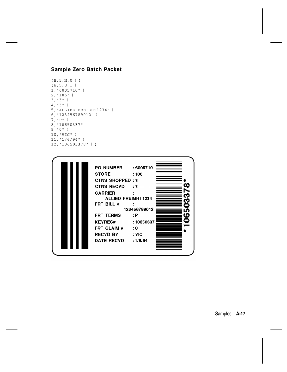 Paxar Monarch 9850 User Manual | Page 243 / 322