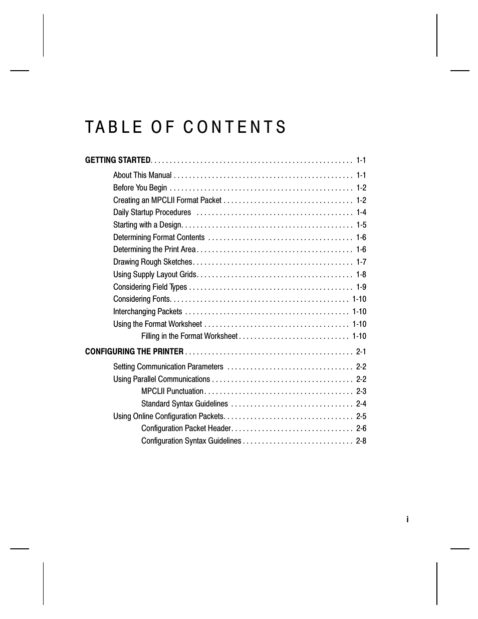 Paxar Monarch 9850 User Manual | Page 3 / 322