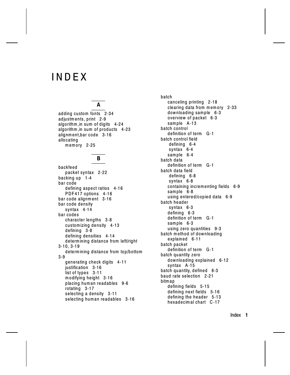 Paxar Monarch 9850 User Manual | Page 307 / 322